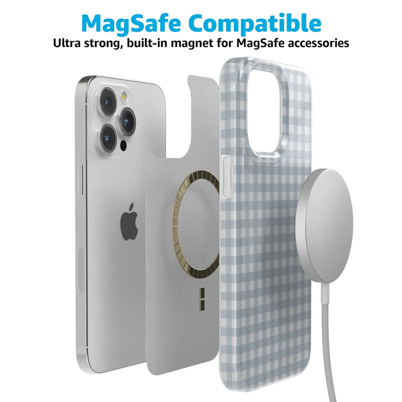 Pastel Picnic | Blue Gingham Case