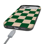 Fit Check | Green Checkerboard Case