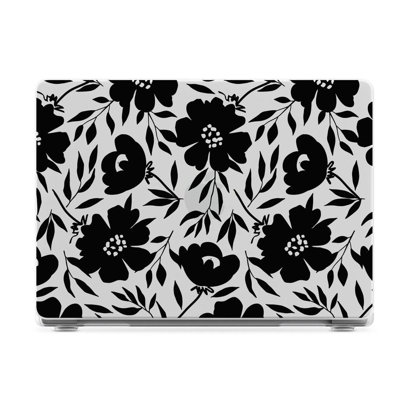 Dark Fantasy | Contrast Floral Laptop Shell - 14" MacBook Pro