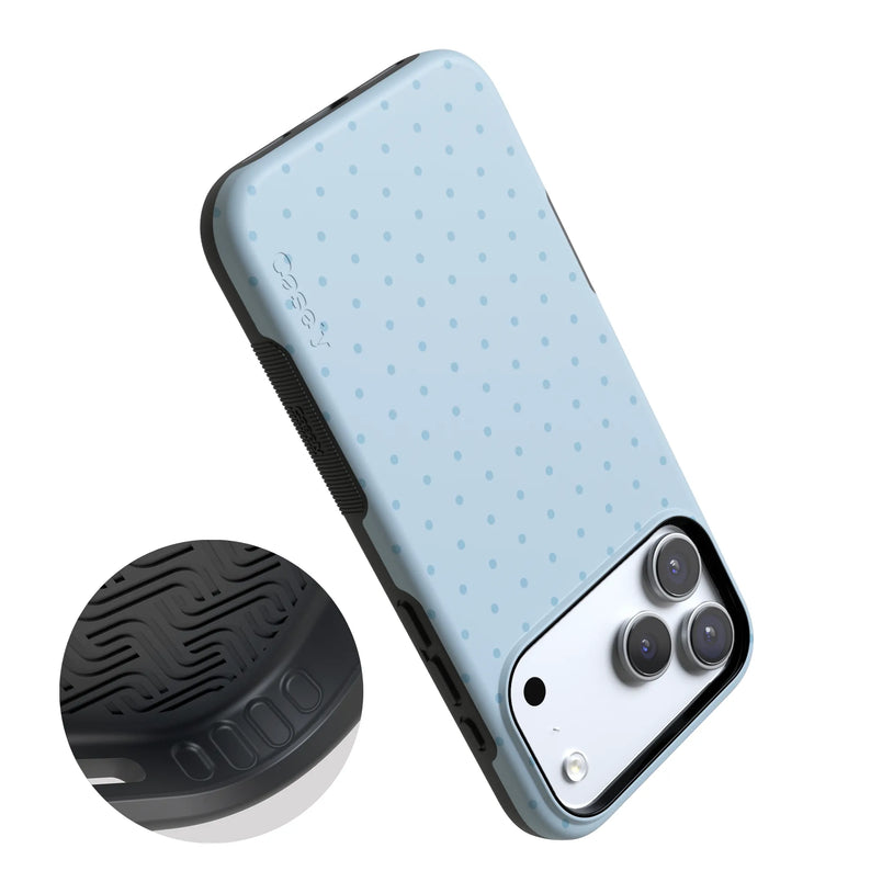 On the Dot | Blue Monochrome Polka Dot Case