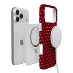 On the Dot | Maroon Polka Dot Case