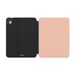 Stripes and the City | Orange & Pink Pinstripe iPad Case