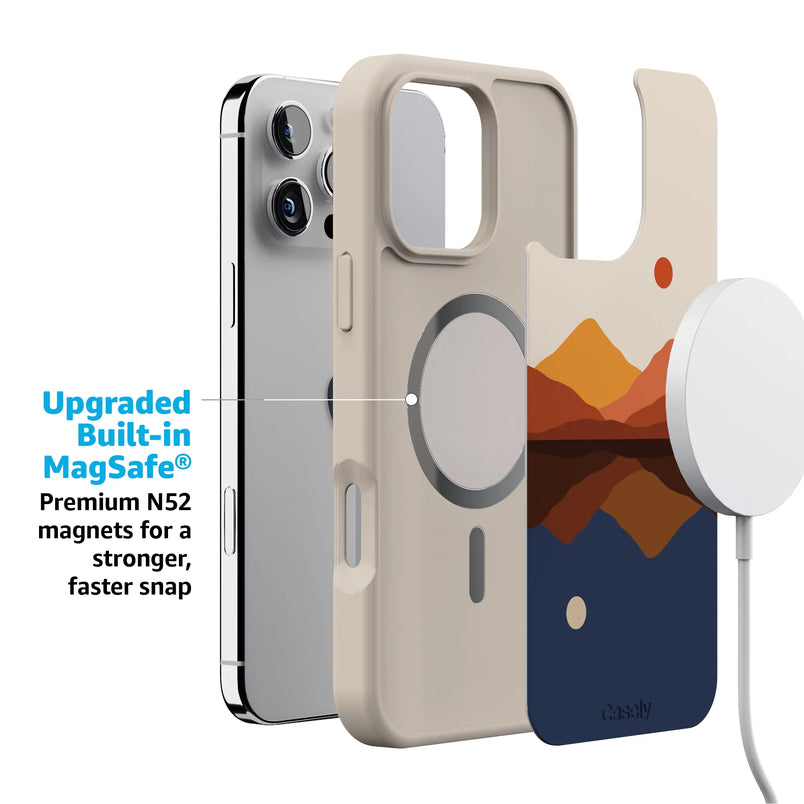 Opposites Attract | Day & Night Colorblock Mountains Case