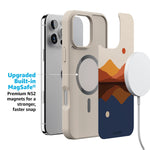 Opposites Attract | Day & Night Colorblock Mountains Case