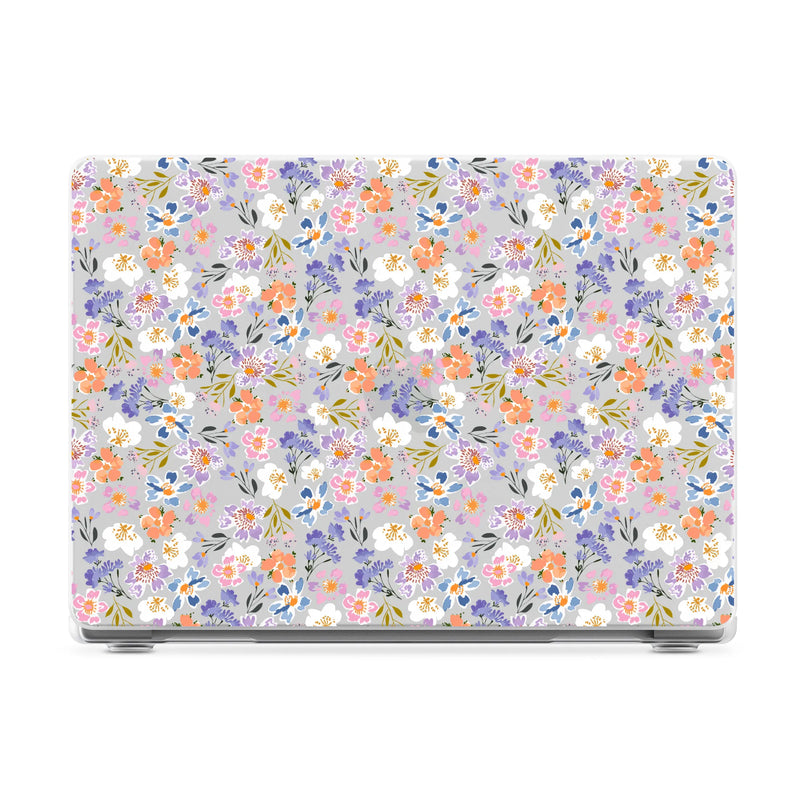 Poppy Meadows | Pastel Floral Laptop Shell - 13" MacBook Neo
