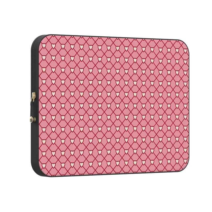 Love Locks | Pink Hearts Laptop Case