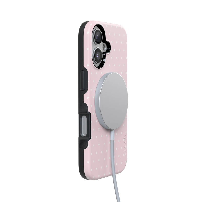 On the Dot | Pink & White Polka Dot Case