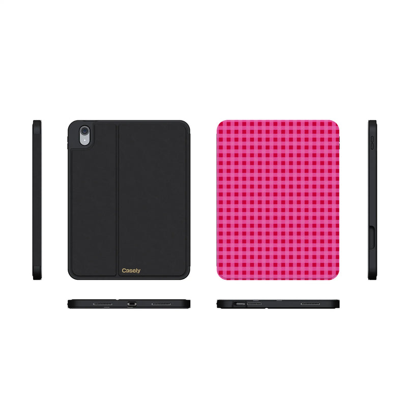 Sweet Jam | Hot Pink Gingham iPad Case