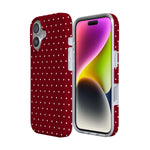 On the Dot | Maroon Polka Dot Case