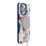 American Girlie | Red White & Blue Bows Case