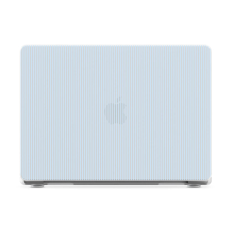 Stripes and the City | Light Blue Pinstripe Laptop Shell - 13.6" MacBook Air