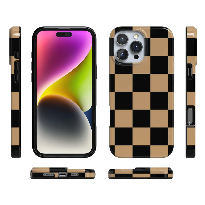 Fit Check | Black & Brown Checkerboard Case