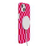 Vibe Check | Pink Checkerboard Case
