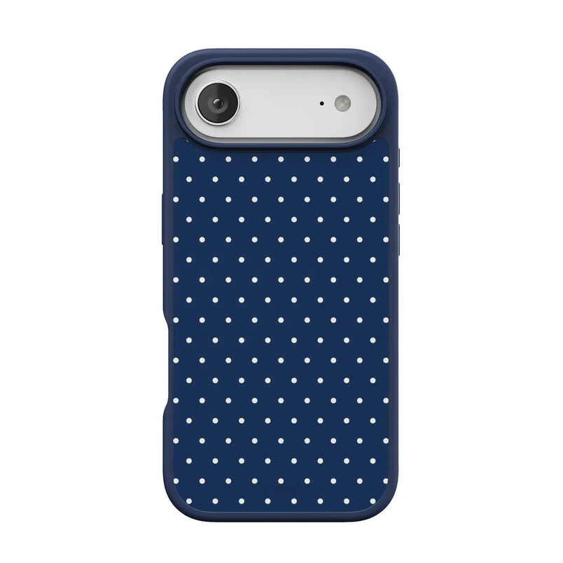 On the Dot | Navy Polka Dot Case
