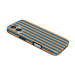 Go New York | Blue & Orange Stripes Case