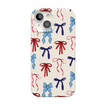American Girlie | Red White & Blue Bows Case - iPhone 13