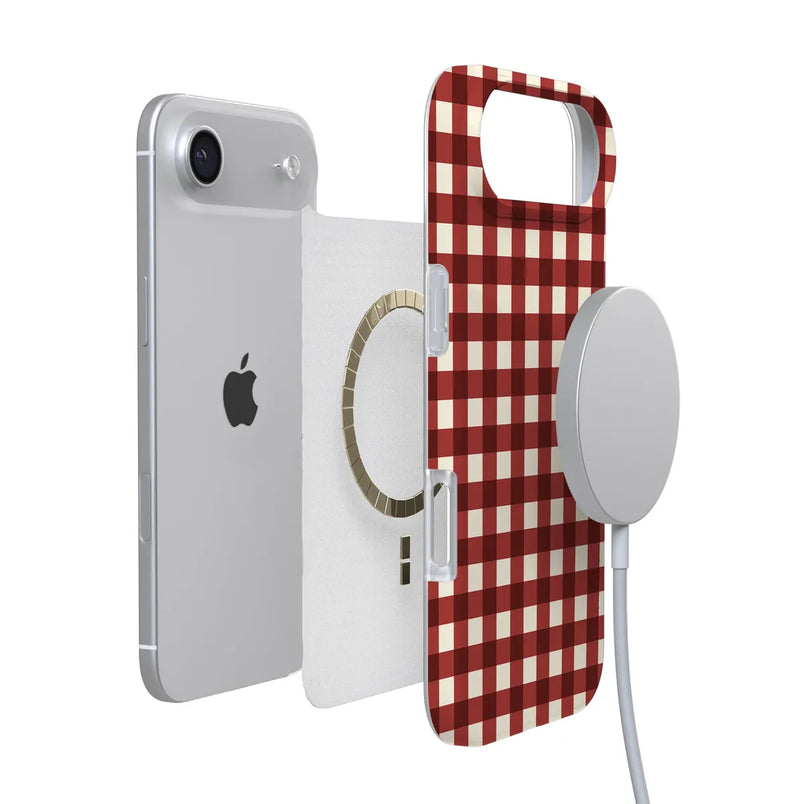 Checked Twice | Red Plaid Case