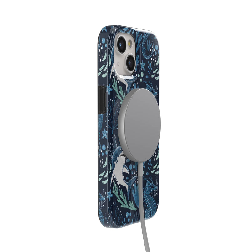 Midnight Reef | Shark Print Case
