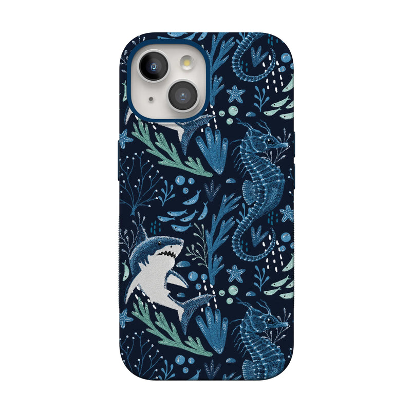 Midnight Reef | Shark Print Case - iPhone 13