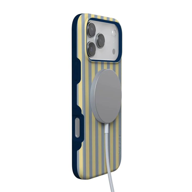 Coastline Stripes | Blue & Yellow Case (Manual)
