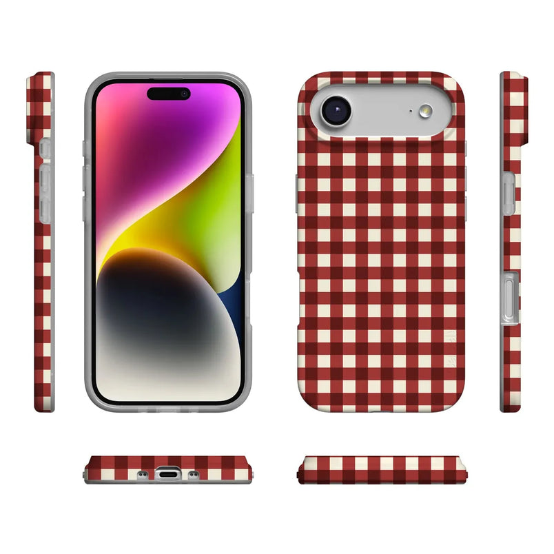 Checked Twice | Red Plaid Case