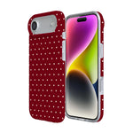On the Dot | Maroon Polka Dot Case