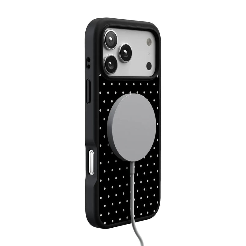 On the Dot | Black Polka Dot Case