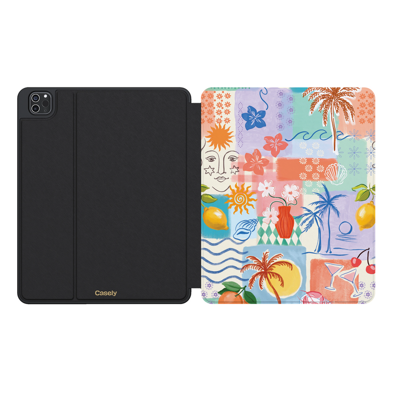 Tropical Heat | Beachy Collage iPad Case