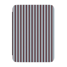 Bistro Stripes | Blue & Maroon Kindle Case