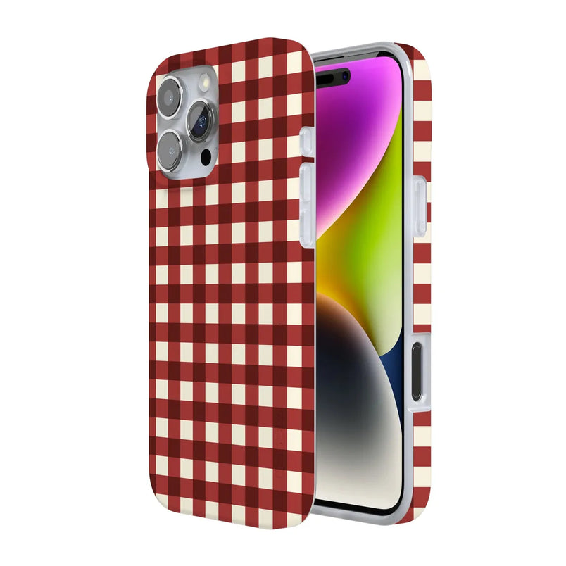 Checked Twice | Red Plaid Case