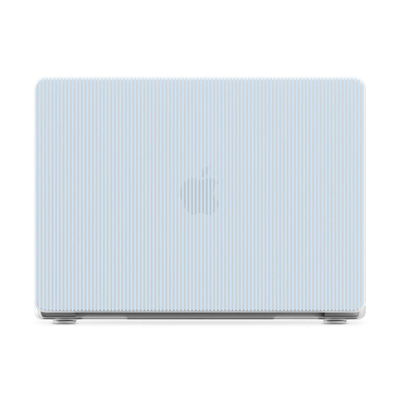 Stripes and the City | Light Blue Pinstripe Laptop Shell - 14" MacBook Pro