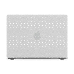 On the Dot | White Polka Dot Laptop Shell - 16" MacBook Pro