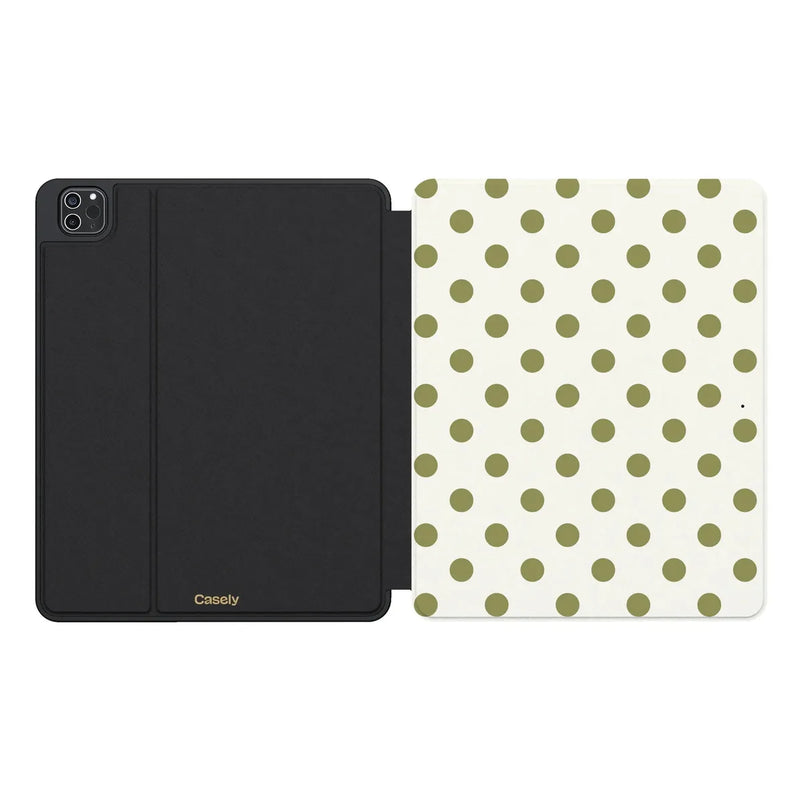 Spotted in SoHo | Green Polka Dot iPad Case