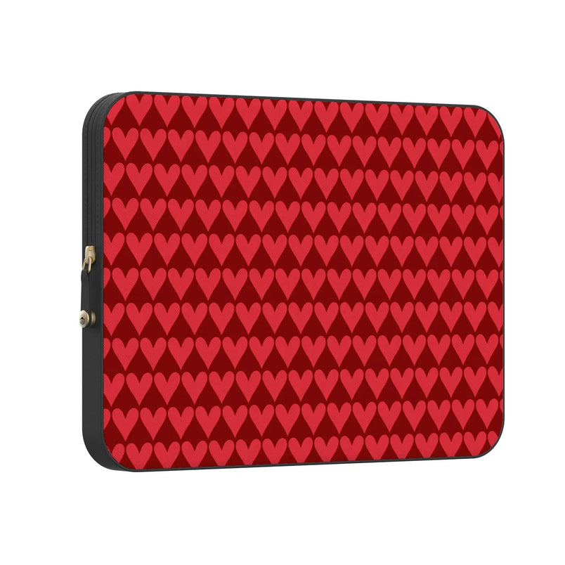 Crazy in Love | Red Hearts Laptop Case