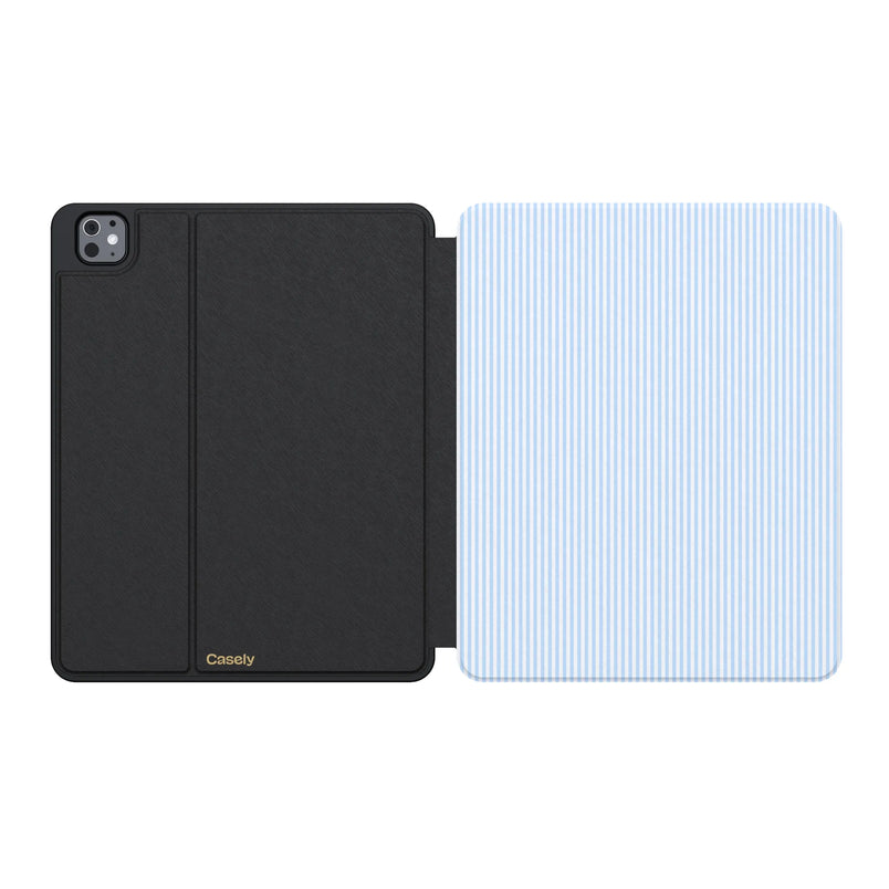 Stripes and the City | Light Blue Pinstripe iPad Case