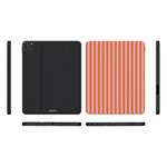 Perfect Stripes | Orange & Pink Stripes iPad Case