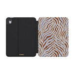 Untamed | Brown & Blue Zebra iPad Case