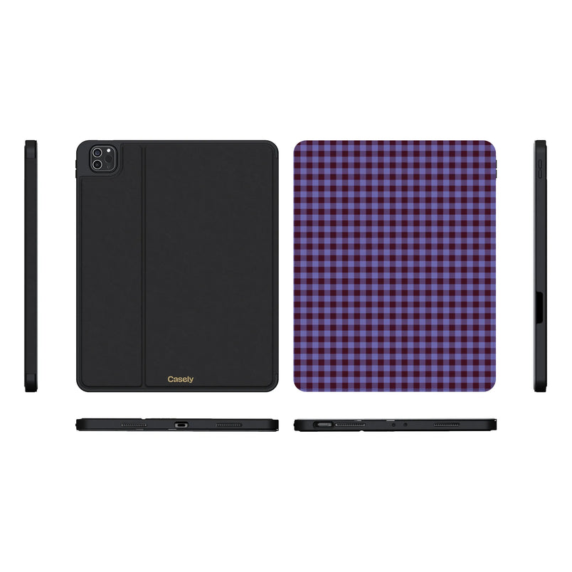 Sweet Jam | Purple Gingham iPad Case