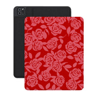 Final Rose | Red & Pink Floral iPad Case