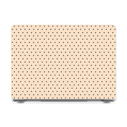 On the Dot | Cream & Black Polka Dot Laptop Shell