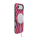 Vibe Check | Pink Checkerboard Case
