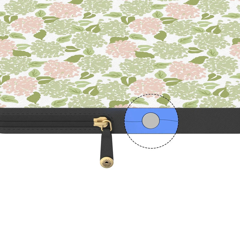 Hydrangea Haze | Floral Garden Laptop Case