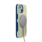 Coastline Stripes | Blue & Yellow Case
