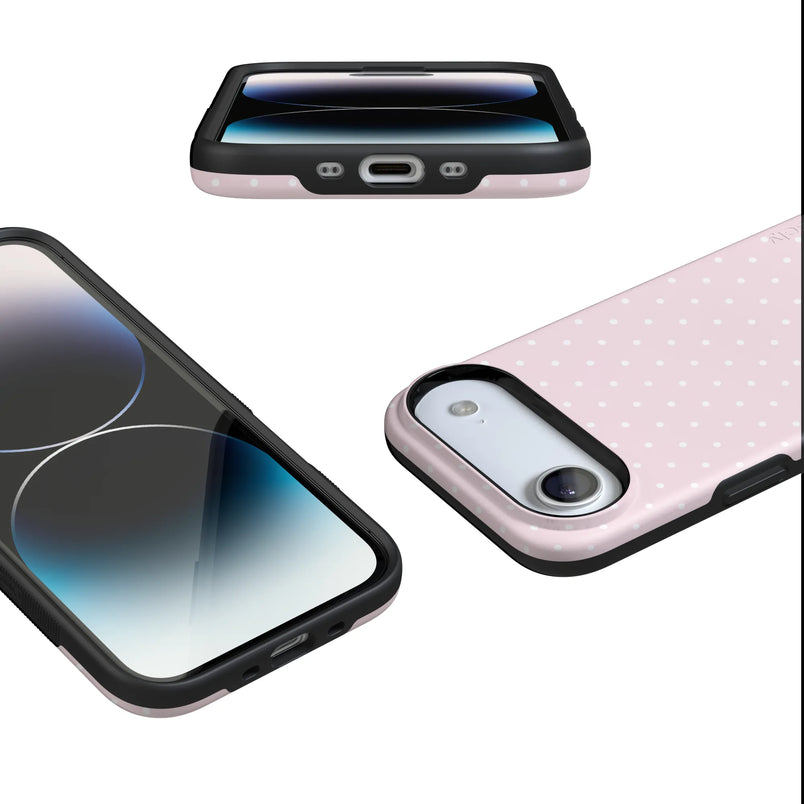 On the Dot | Pink & White Polka Dot Case
