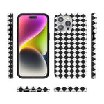Salem's Hex | Black & White Checkered Case