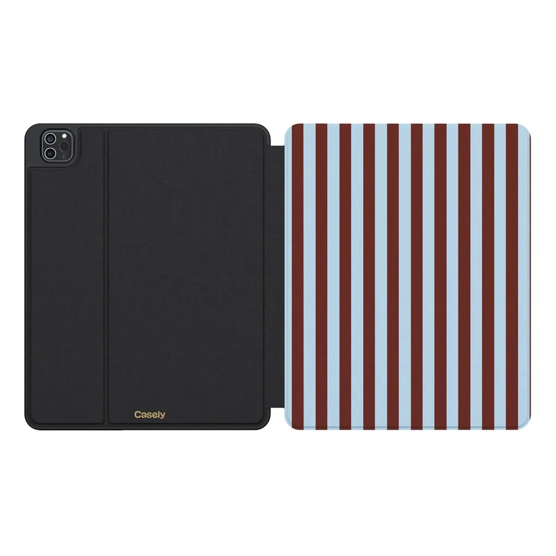 Sunday in Brooklyn | Blue Stripes iPad Case