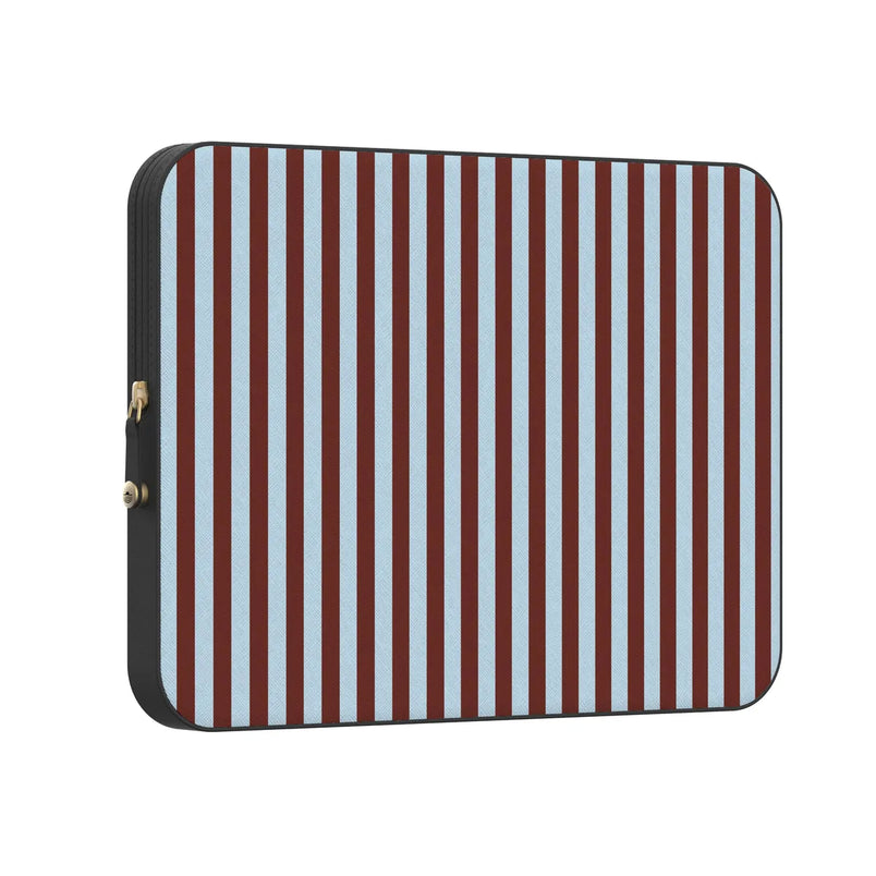 Sunday in Brooklyn | Blue Stripes Laptop Case