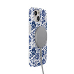 Rose to Fame | Blue & White Rose Floral Case