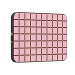 Uptown Gridlock | Pink Checkerboard Laptop Case