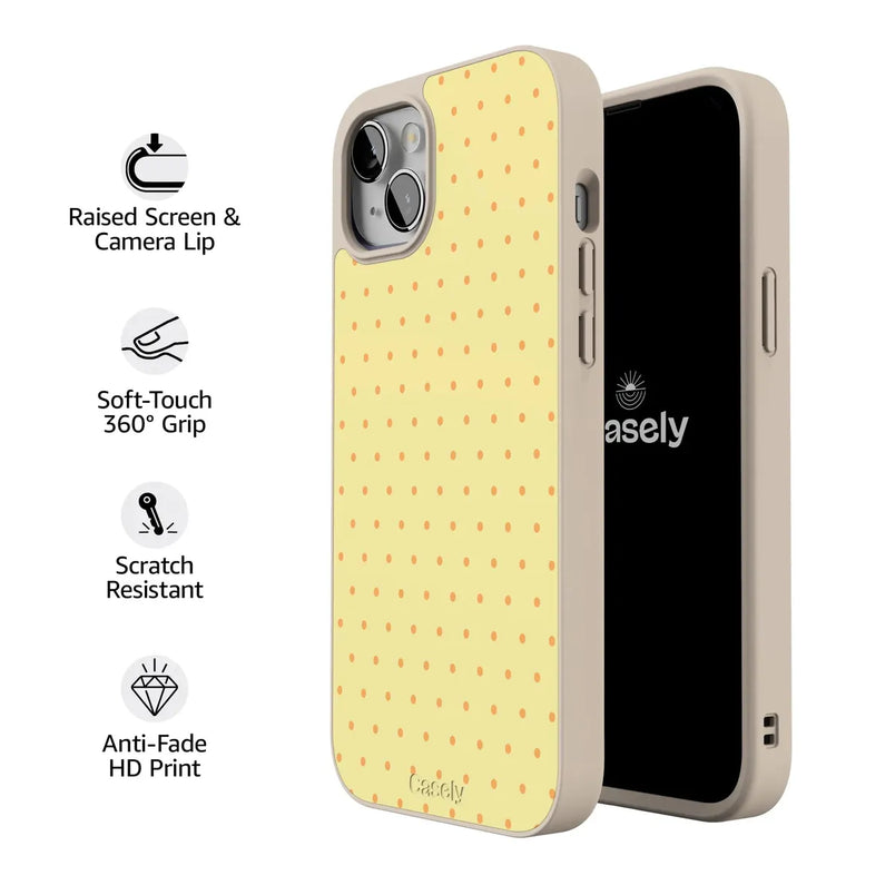 On the Dot | Yellow Polka Dot Case